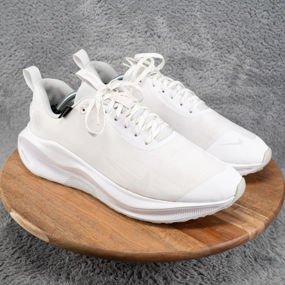 Nike Air Running Shoes Mens Size 11.5 White Gore-Tex ReactX GTX HQ0265-101
